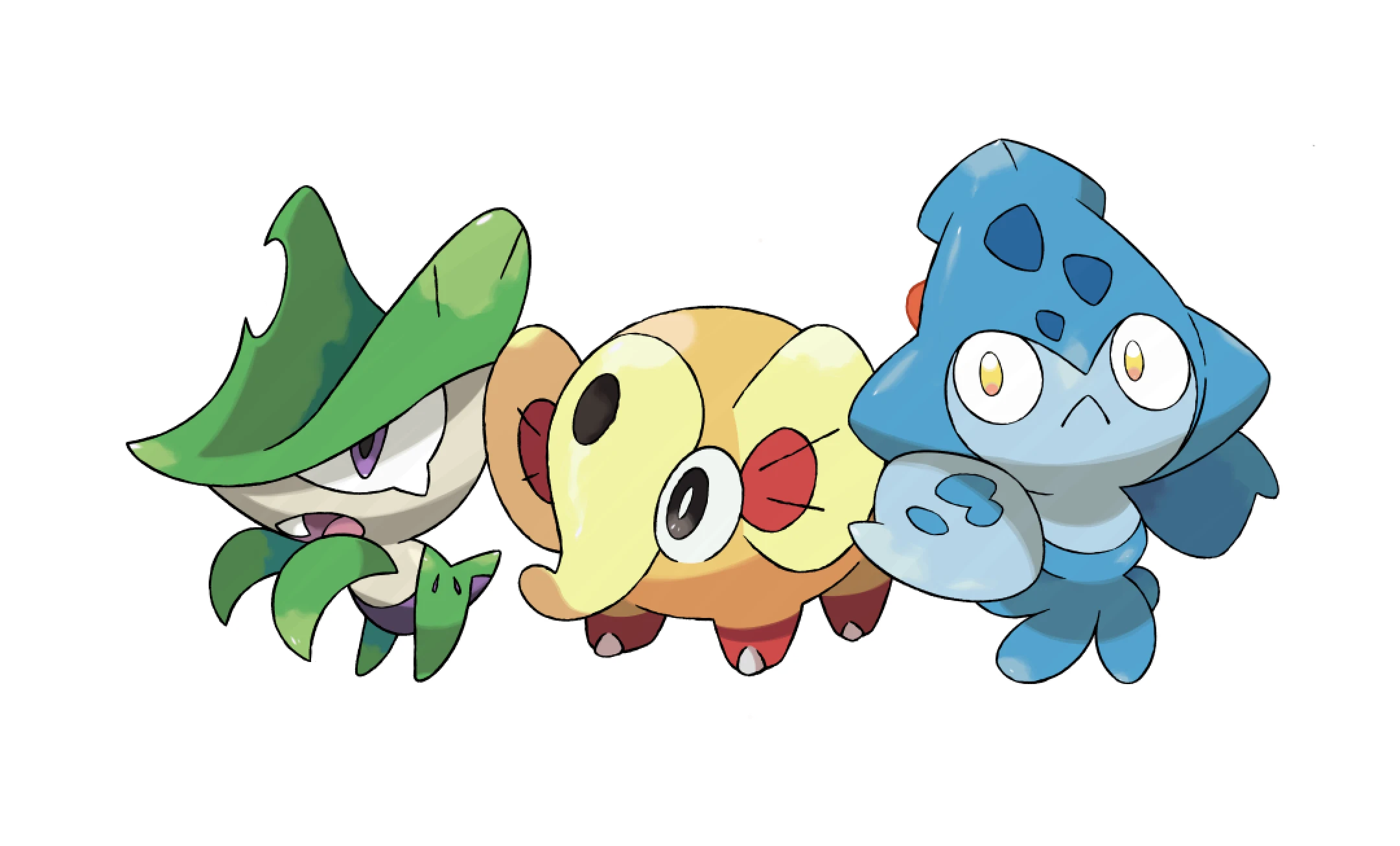 Image des pokémon de départ